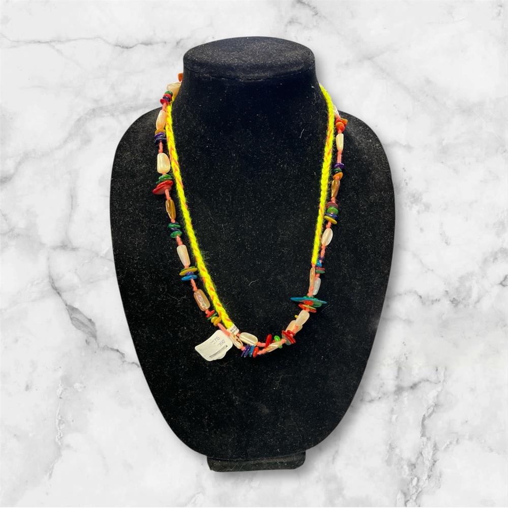 NWT Free People Murillo-Colored Stones Necklace - Picture 2 of 5